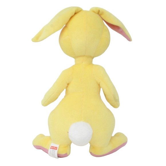 Vintage Disney Fisher Price Yellow Rabbit Plush 13" Stuffed Animal Toy - Picture 2 of 6